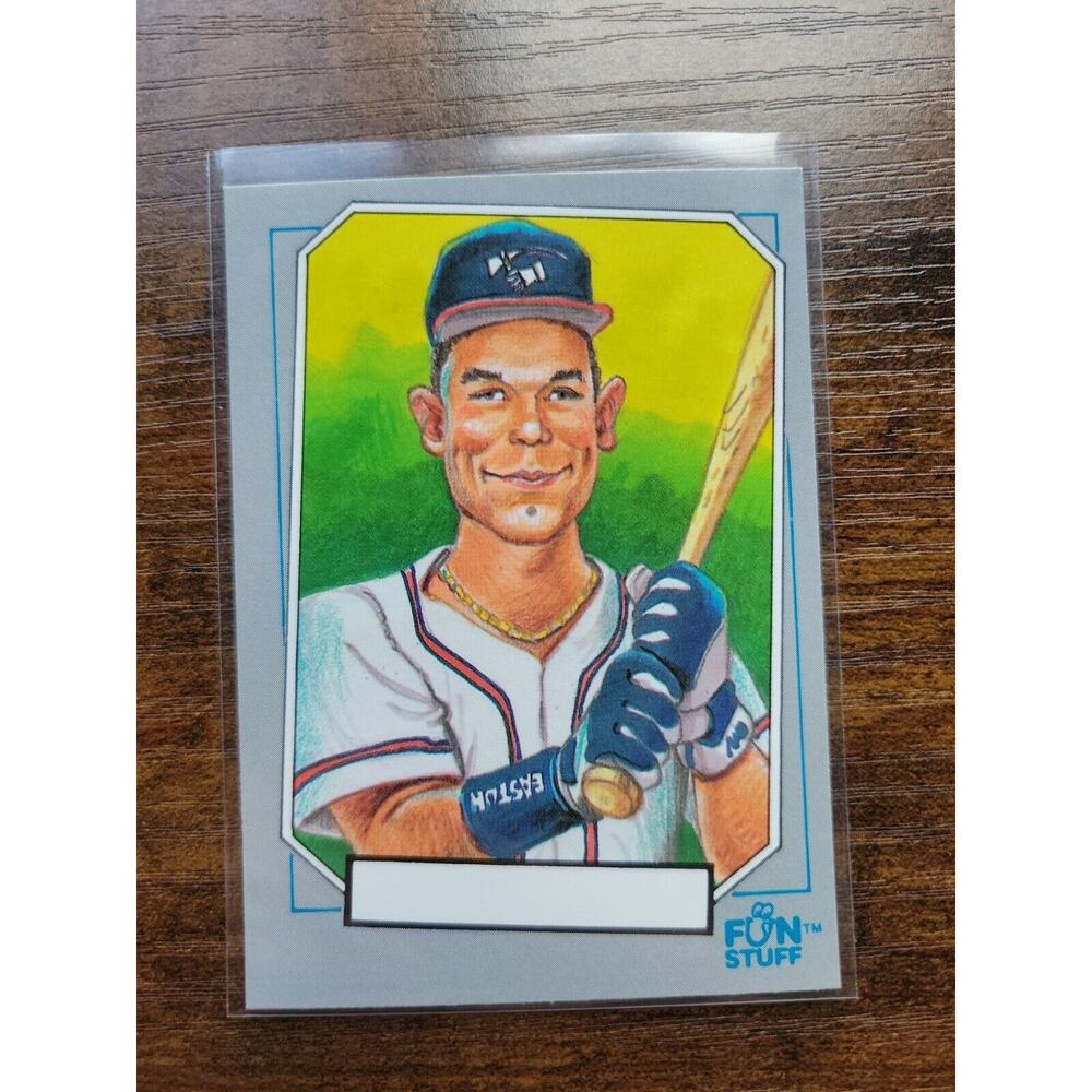 David Justice 1992 Baseball Enquirer Fun Stuff/Confex #5 - MLB - Fresh Pull